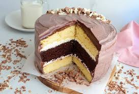 Chocolate Vanilla Cake